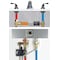 Aquamotion Tankless Sgl Pipe, Stainless Union Circulator W/ 3/4" Male Tailpieces AMH1K-6ODRZT1 - alternate 1